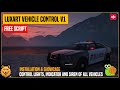 Luxart Vehicle Control Script | FiveM Vehicle Light & Siren Control | Installation and Showcase