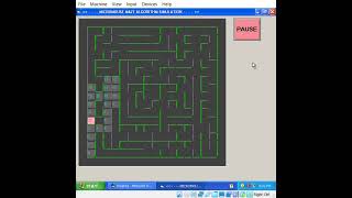 VB6 Micromouse Maze Algorithm Simulation