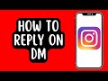 How to Reply To Specific Message on Instagram