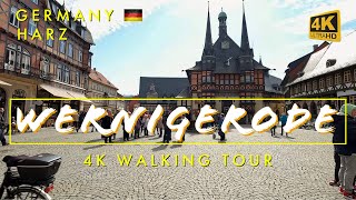 4K Walking Tour in Wernigerode Harz 2023