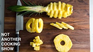 5 EASY WAYS TO CUT PINEAPPLE