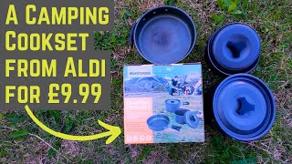 Aldi Adventuridge 3 piece camping cook set | Budget Cook set