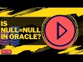 How Oracle Handles Null | SQL PLSQL Tricky Interview Questions
