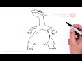 how to draw pokemon charizard 🔥