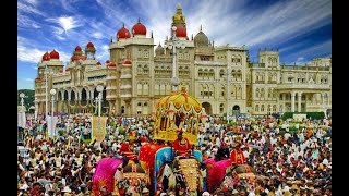 Mysuru Dasara - Mysore Palace(night view), zoo, hanumanthu palav and Ambari (750kg of gold)