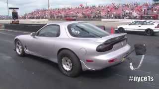 Nyce1s - Perez Racing Mazda RX7 Street Car @ Pan American Nationals Atco 2015...