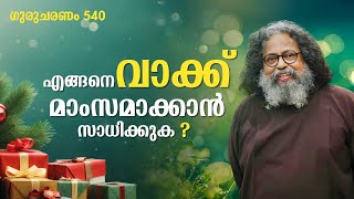 എങ്ങനെ വാക്ക് മാംസമാക്കാൻ സാധിക്കുക | GURUCHARANAM | 540 I CHRISTMAS | Fr. Boby Jose | SHALOMTV