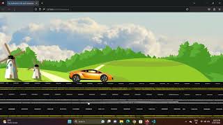 Moving car using HTML, CSS & JavaScript