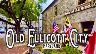 Old Ellicott City Maryland Walking Tour [4K]