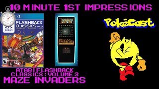 10 Minute 1st Impressions : Atari Flashback Classics: Volume 3 - Maze Invaders