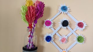 2 beautiful home decoration idea//paper craft//unique design//and best wall hanging//wow wow wow