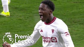 Kobbie Mainoo rescues Manchester United with a superb finish v. Wolves | Premier League | NBC Sports