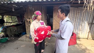 Dr. Chad helps Lina and her mother work to pay off debt and buys a warm blanket for her, LyTieuLina