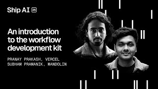 An introduction to the Workflow Development Kit