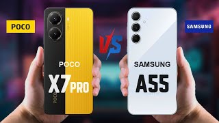 Poco X7 Pro vs Samsung A55