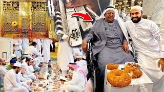 IFTARI With Key Holder 🗝️ of Rawdah E Rasool ﷺ Inside Masjid Nabawi 💚 Ramadan 23