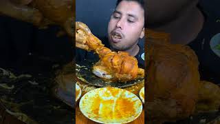 ASMR spicy whole chicken eating #spicywholechickencurry #wholechickentandoori #chickenlegpiececurry