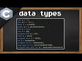 C data types 📊