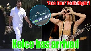 OMG! Travis Kelce arrives at girlfriend Taylor Swift's 'Eras Tour' concert at La Défense Arena Paris