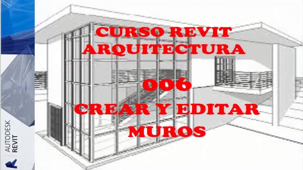 Curso Revit Crear Muros Con Revit Eroppa