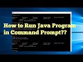 How to Run Java Program in Command Prompt