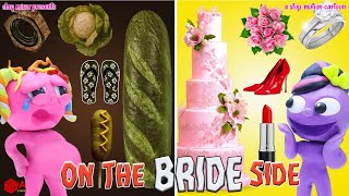On the Bride Side || Lucky Vs Unlucky Bride || Clay Animation.