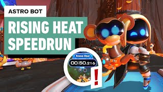 Astro Bot - Rising Heat Gameplay (50.216 Speedrun) | PS5 Pro 4K