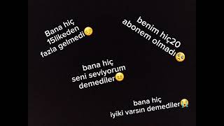 ama ben sizi hep sevdim😞