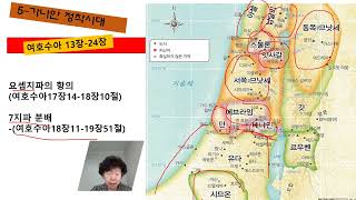 3강 여호수아13장-~24장 가나안 정착시대 구약성경맥잡기