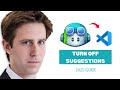 How to Disable GitHub Copilot Suggestions in VSCode (Full Guide 2025)