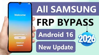 All Samsung Frp Bypass 2026 Android 16 Remove Google Account New Frp ...
