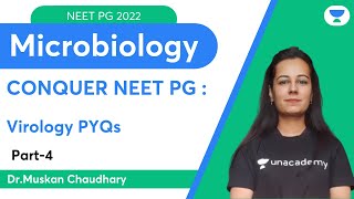 Conquer NEET PG 2022: Virology PYQs 4 | Microbiology | Let's Crack NEET PG | Dr.Muskan
