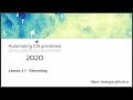 AutoGIS 2020 Lesson 3.1 - Geocoding