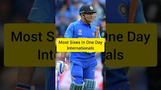 Most Sixes In One Day Internationals 👽#short#shorts #cricket #youtubeshorts