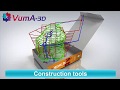 VUMA3D-network 2018 - Construction tools - 3D mine ventilation simulation software www.vuma3d.com