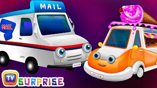 Surprise Eggs Toys - UTILITY Vehicles for Kids | Ice Cream Van & more | ChuChuTV Egg Surprise