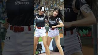 李多慧與籃籃雙人合體技 #rakuten #樂天桃猿 #樂天 #rakutengirls #樂天女孩 #baseball #棒球 #啦啦隊 #桃園 #이다혜 #李多慧