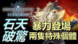 【 MHWI  石破天驚拳 】暴力出爐 ! 2隻特殊個體魔物 三月免費更新登場 |  「猛爆碎龍」 「激昂金獅子」| 魔物獵人世界 Iceborne PS4 PC