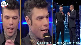 Cos’ha Fedez In tv si è presentato con aria distratta ed assente Carlo Conti lo accompagna con un