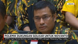 Polemik Dukungan Golkar untuk Novanto