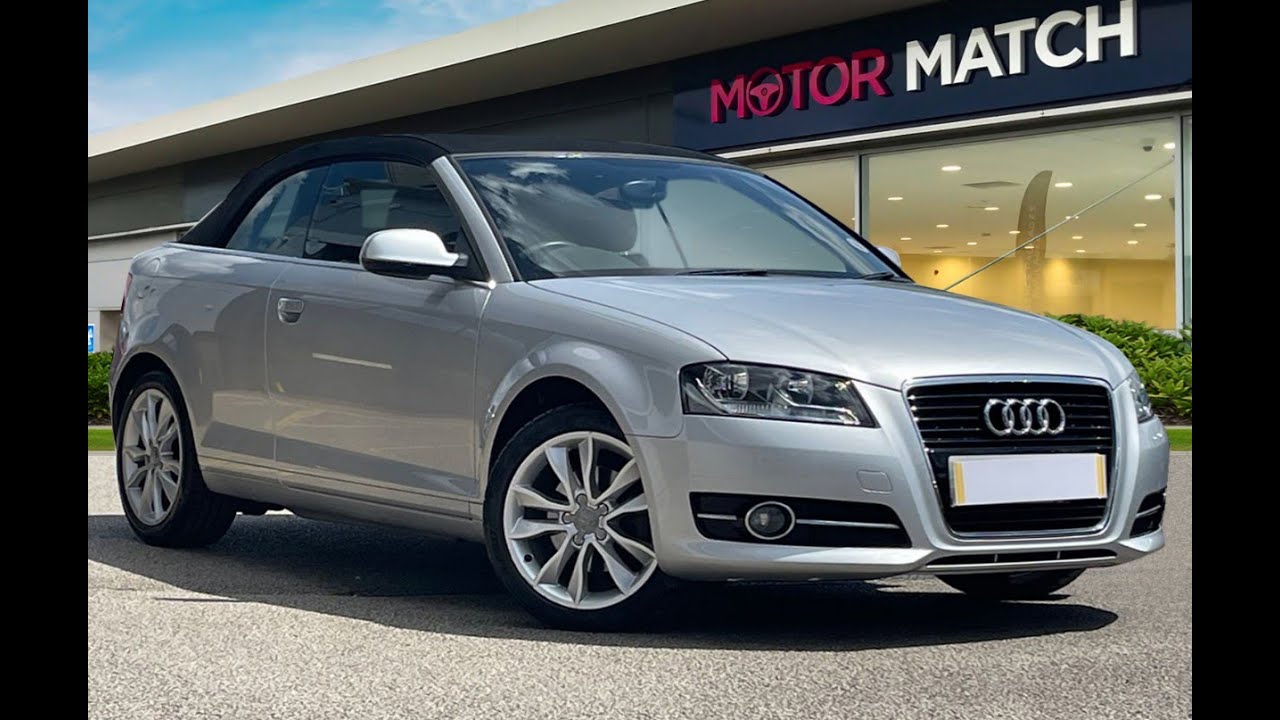 Used Audi A3 Cabriolet 2.0 TDI Sport I Motor Match Stafford - YouTube