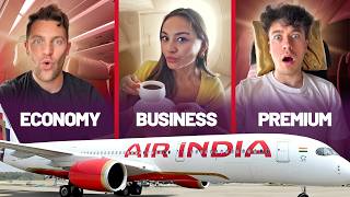 BRAND-NEW Air India A350 HONEST Review: Business Class, Premium, Economy