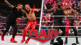 WWE Omos brutal Attack Bobby lashley! | The Usos vs Riddle & Nakamura | RAW Highlights