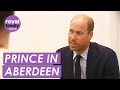 Prince William Meets Homeless Charity Staff in Aberdeen