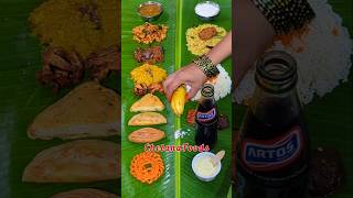 కోనసీమ స్పెషల్ పెళ్లి భోజనం😋 What item missing?🤔 Andhra Marriage Meals #konaseema #wedding #thali