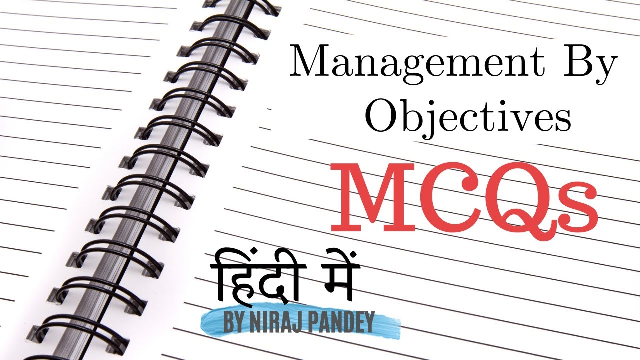 Management By Objectives MCQs - B.COM, M.COM, MBA, NET/JRF - YouTube