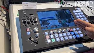 ISE 2020  Katov Shows KT K3 Portable Broadcast Device with Audio Mixer, PTZ Controller and Switcher