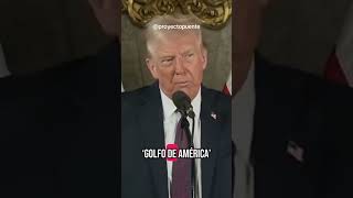 Donald Trump amenaza con cambiar nombre de Golfo de México a Golfo de América