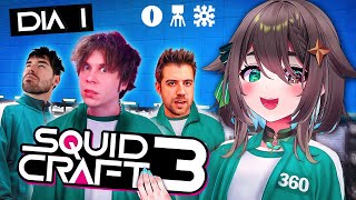 ¡COMO FUE MI PRIMER DÍA EN LOS SQUID GAMES 3! 🦑 🌱