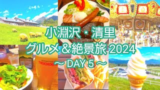 【清里グルメ＆絶景】清里で有名なカレー＆地ビールに清泉寮、カフェ。空の綺麗さやかわいい動物たちに癒される最終日。【DAY5】